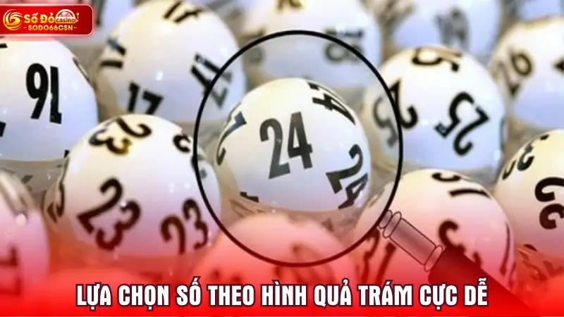 Lựa chọn số theo hình quả trám cực dễ
