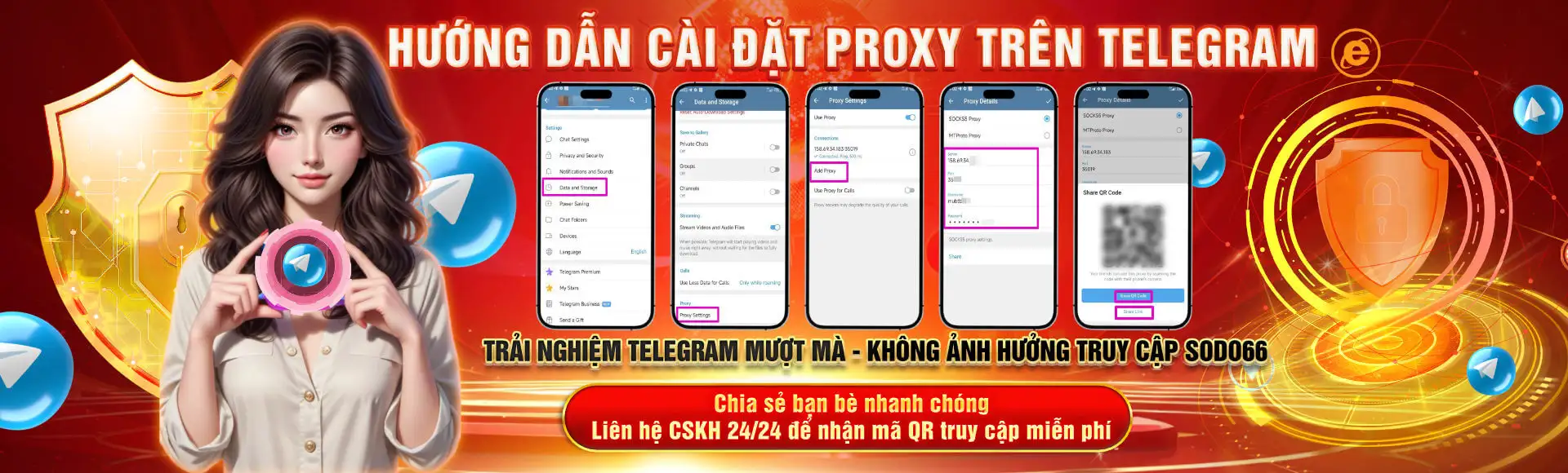 Hướng dẫn truy cập Telegram không bị chặn